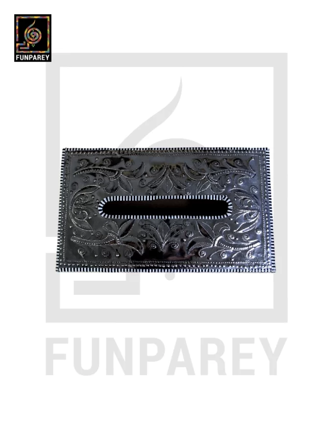 Premium Tissue Box with Embossed Foil Work Large - Image 5