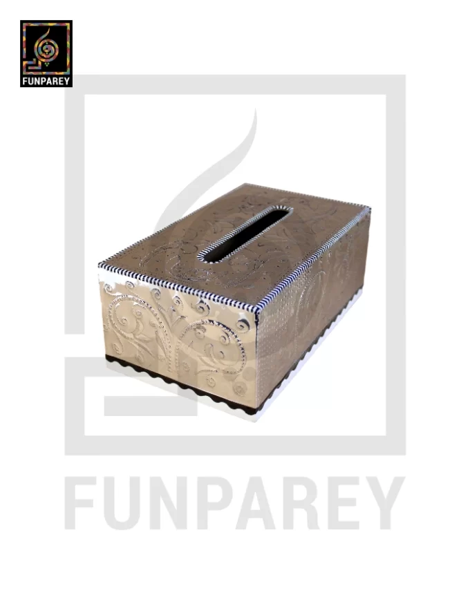 Premium Tissue Box with Embossed Foil Work Large - Image 7