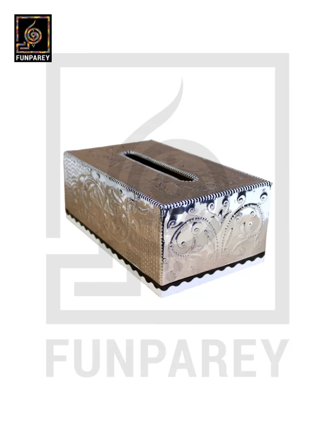 Premium Tissue Box with Embossed Foil Work Large - Image 8