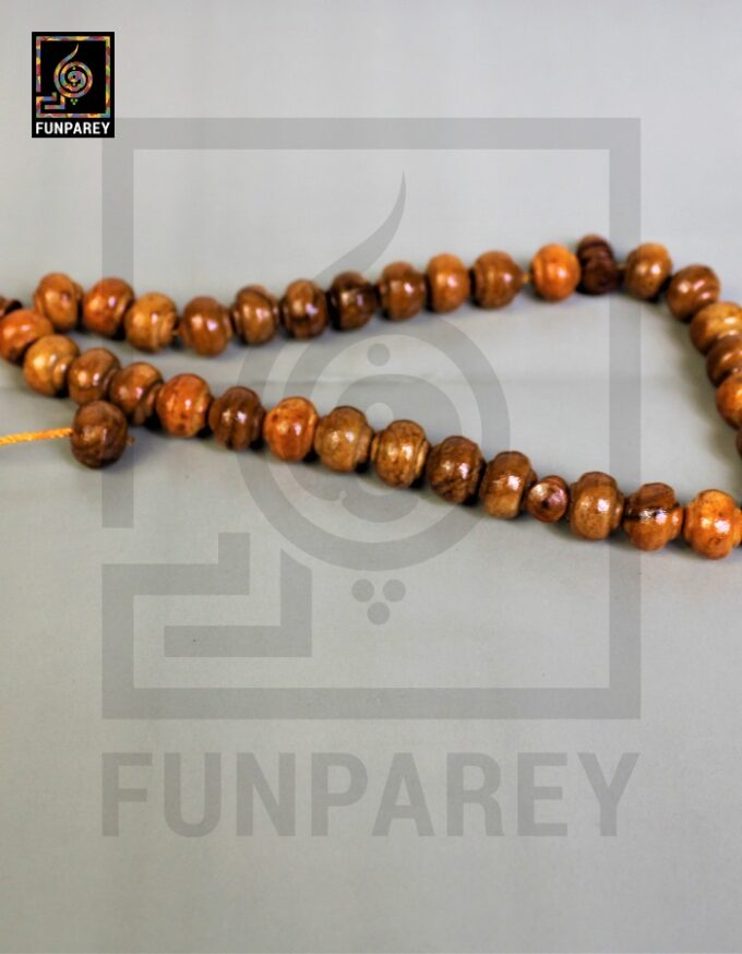 Wooden Tasbeeh – Brown 33 Beads - Image 2