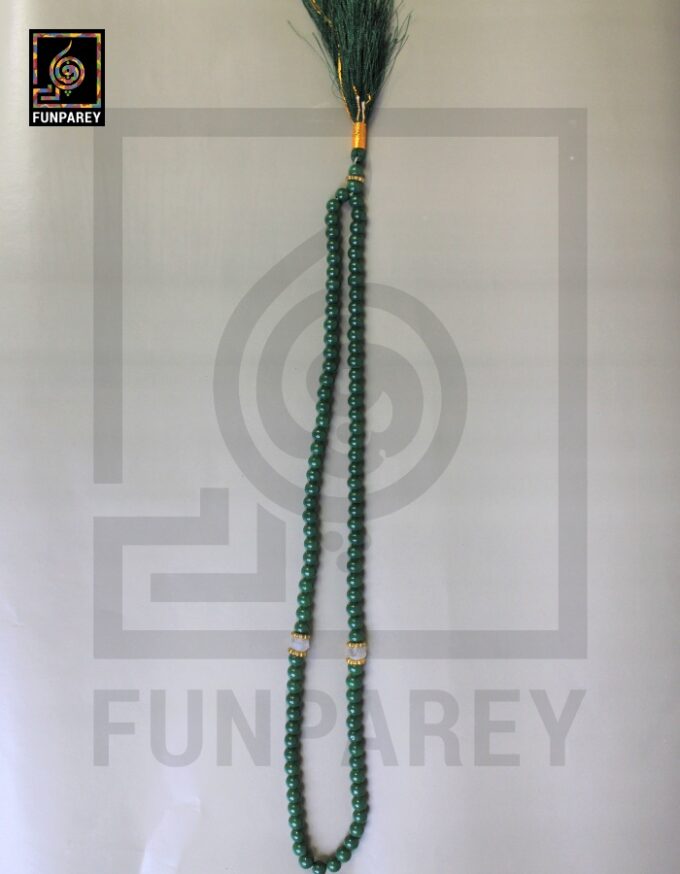 Tasbeeh / Misbaha Rosary 99 Beads - Myrtle green - Image 7