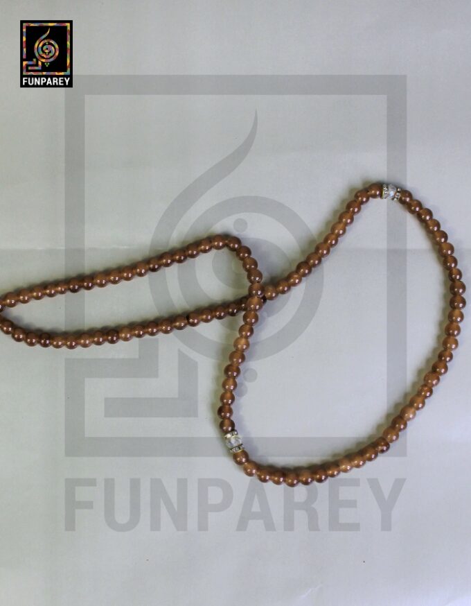 Tasbeeh / Misbaha Rosary 99 Beads - Ochreous - Image 4