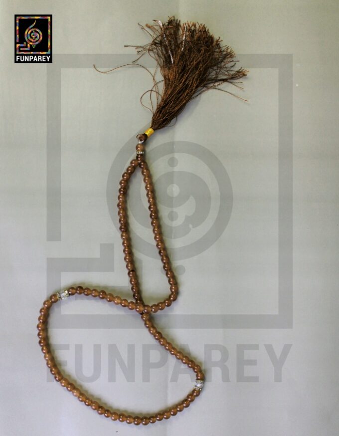 Tasbeeh / Misbaha Rosary 99 Beads - Ochreous - Image 6