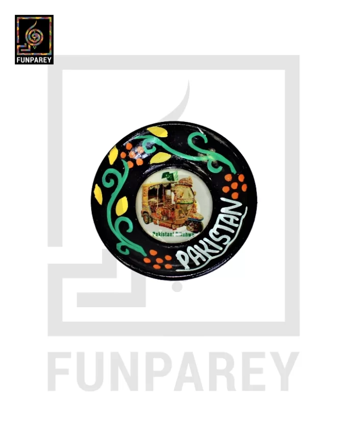Decorative Fridge Magnet Plate With Truck Art - Image 16