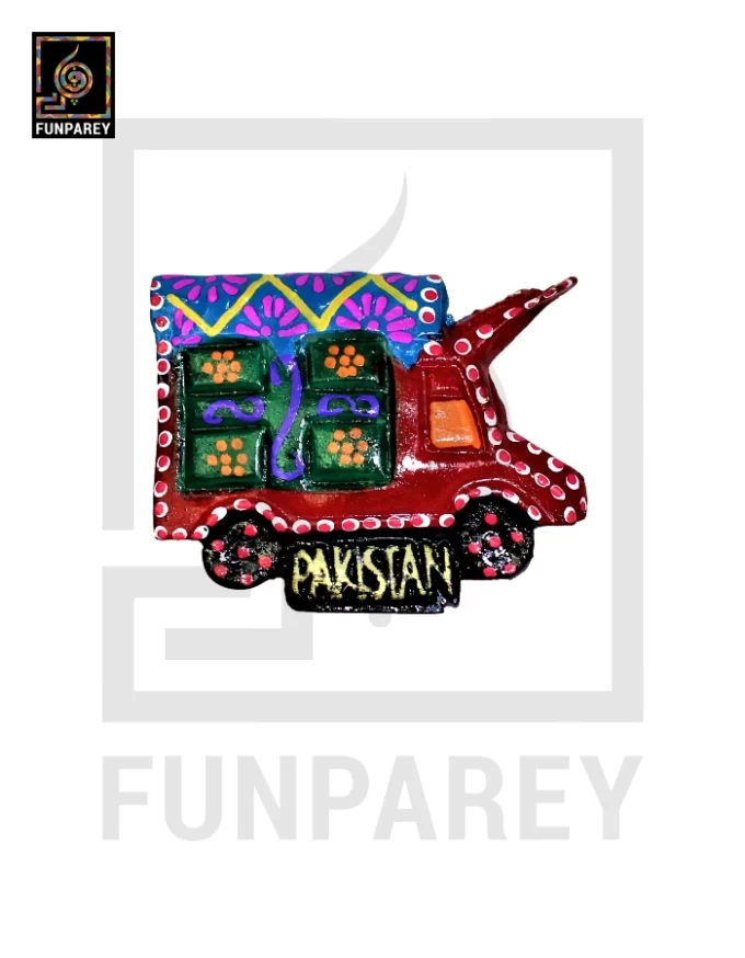 Decorative Truck Art Fridge Magnet Truck Model - Image 4