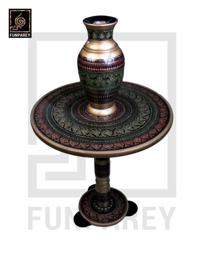 Nakshi Table and Vase Set Fauji 18" - Image 5