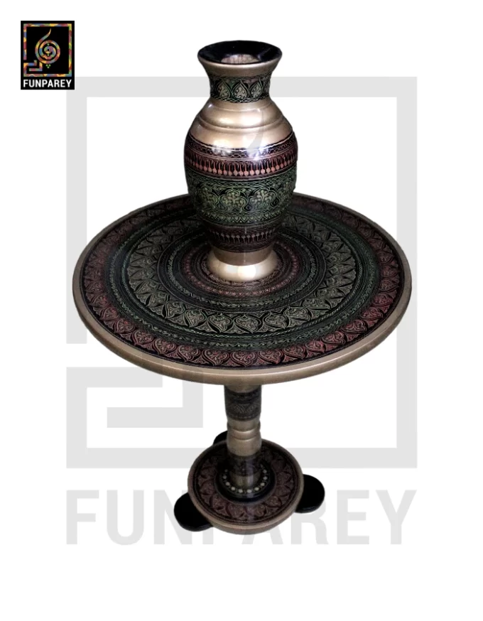 Nakshi Table and Vase Set Fauji 18" - Image 2
