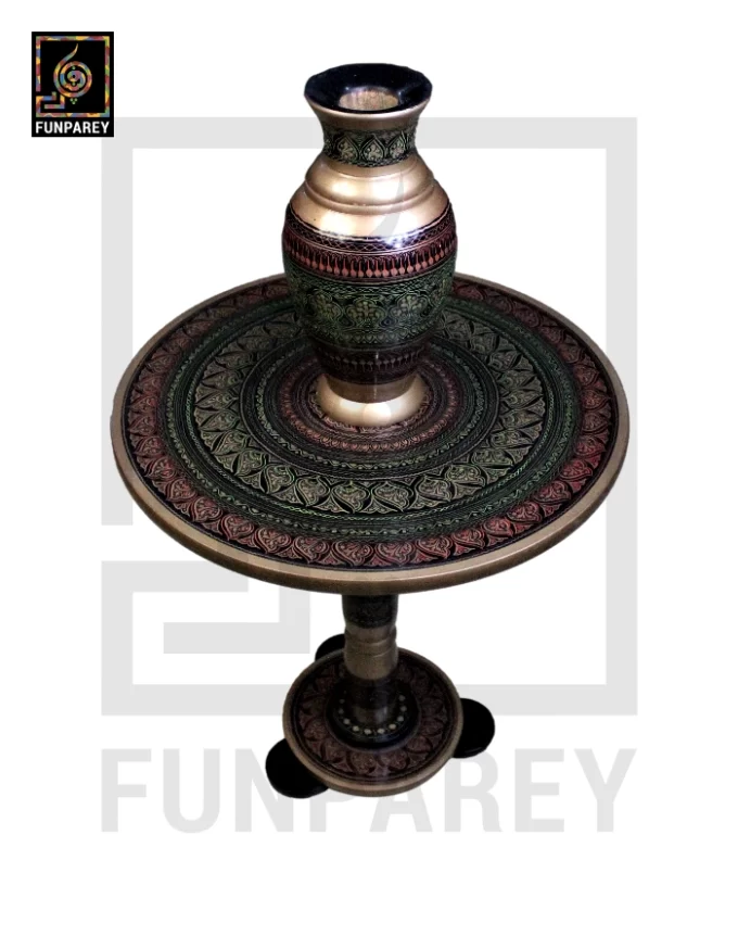 Nakshi Table and Vase Set Fauji 18" - Image 4