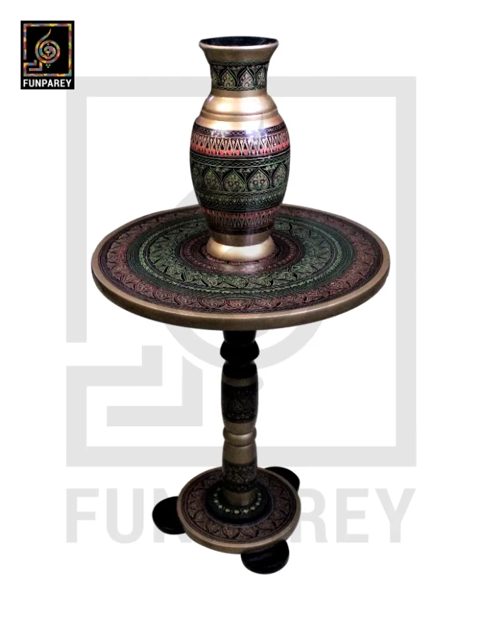 Nakshi Table and Vase Set Fauji 16" - Image 4