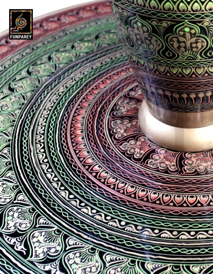 Nakshi Table and Vase Set Fauji 24" - Image 9