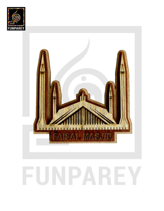 Decorative Fridge Magnet - Faisal Masjid Model - Image 2