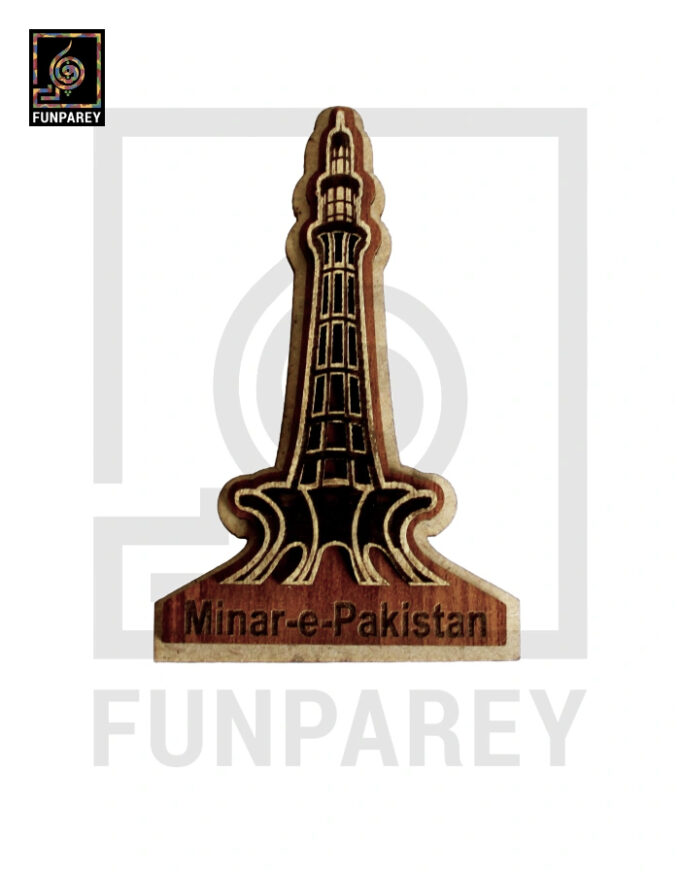 Decorative Fridge Magnet - Minar e Pakistan Model - Image 2