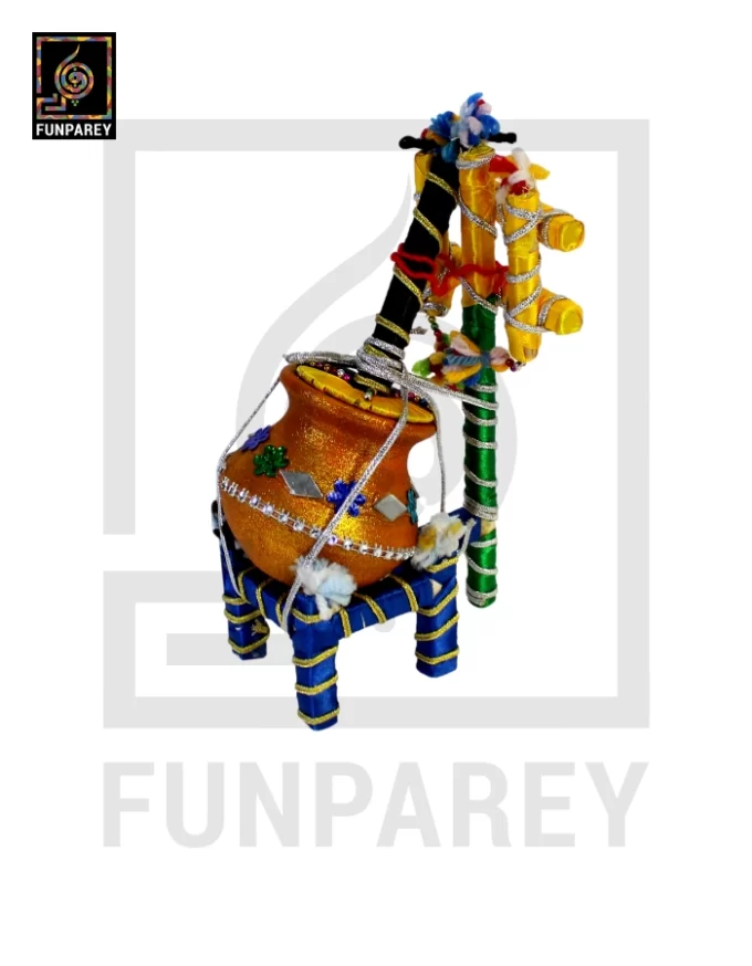 Handmade Wooden Madhani Set - Image 7