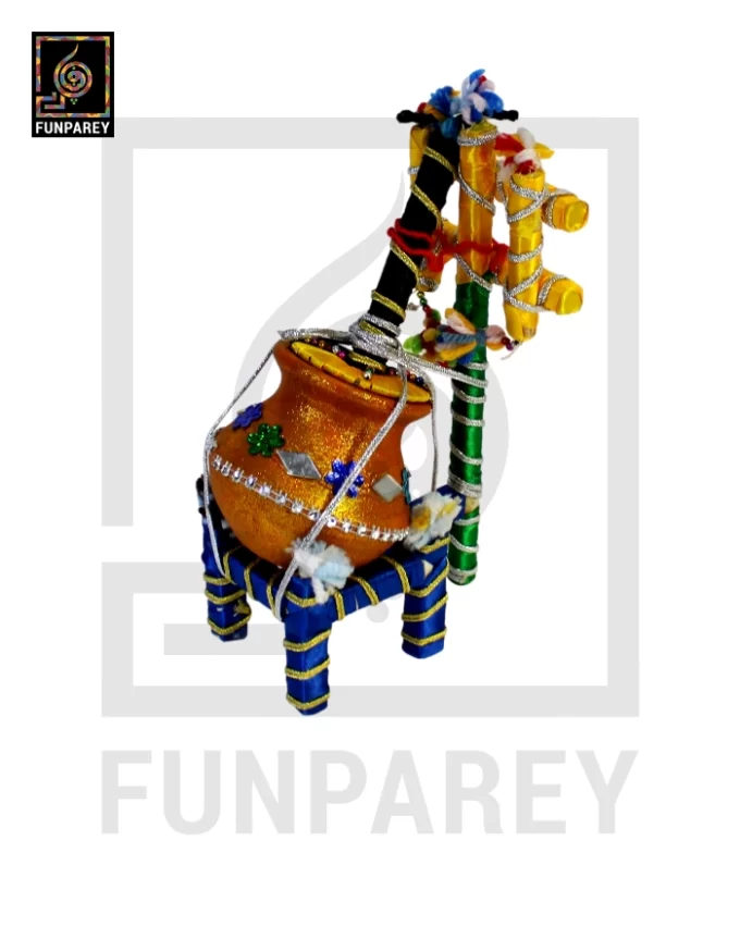 Handmade Wooden Madhani Set - Image 8