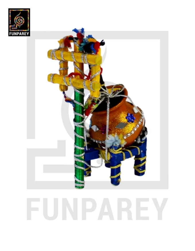 Handmade Wooden Madhani Set - Image 2