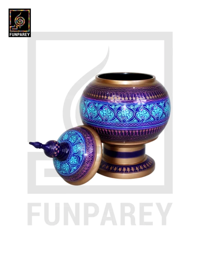 Candy Jar Gumbad - Nakshi Makrama Neonic - Image 5