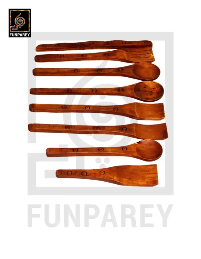 Wooden Cooking Spoon Set - Image 3