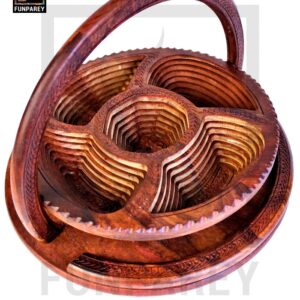 Handmade Wooden Premium Spring Tray 18"