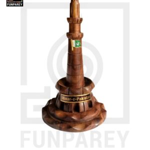 Handmade Wooden Premium Minar e Pakistan Model 9"