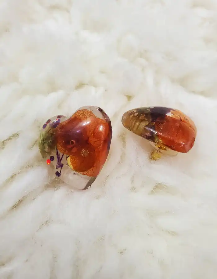 Bouquet Preservation Resin Earring