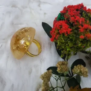 Faux Amber - Resin Ring