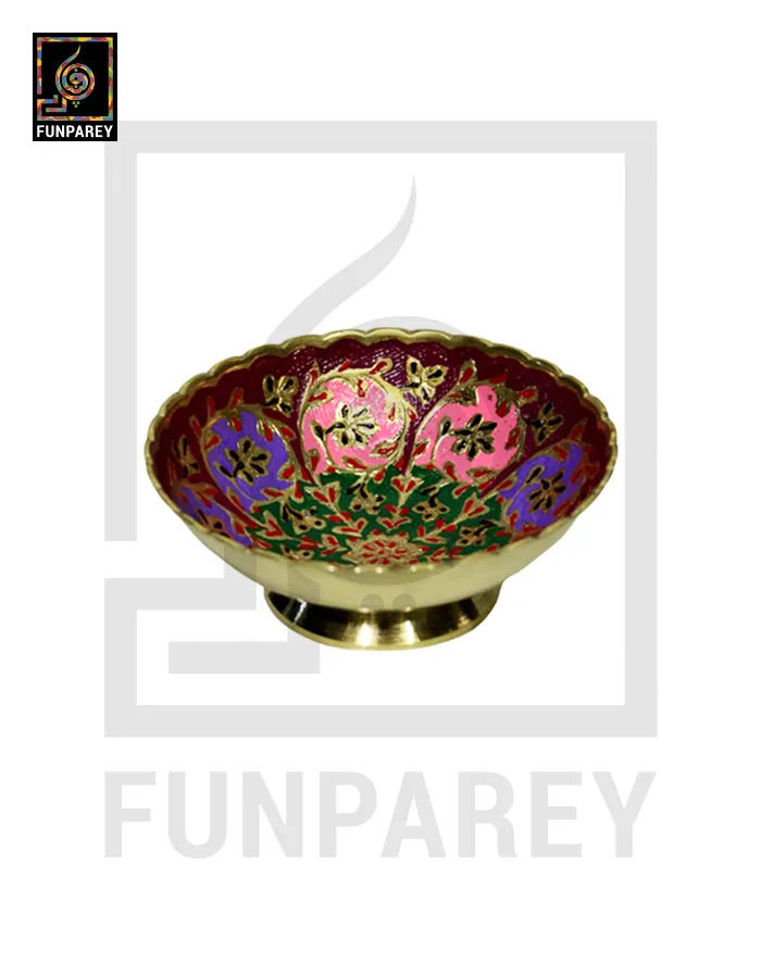 Handmade Decorative Brass Bowl 5″