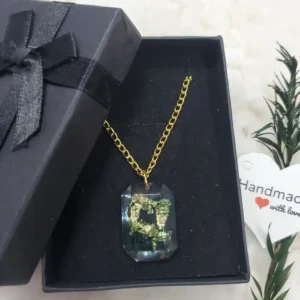 Irish Gold Handmade Resin Pendant