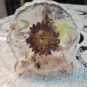 Resin Botanical Plaque - Custom Color and Design